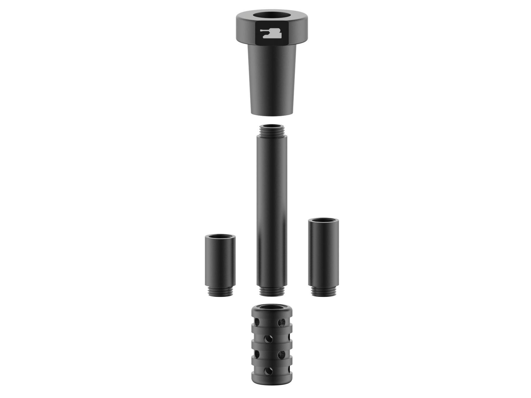 TANK Universal Metal Downstem - Black