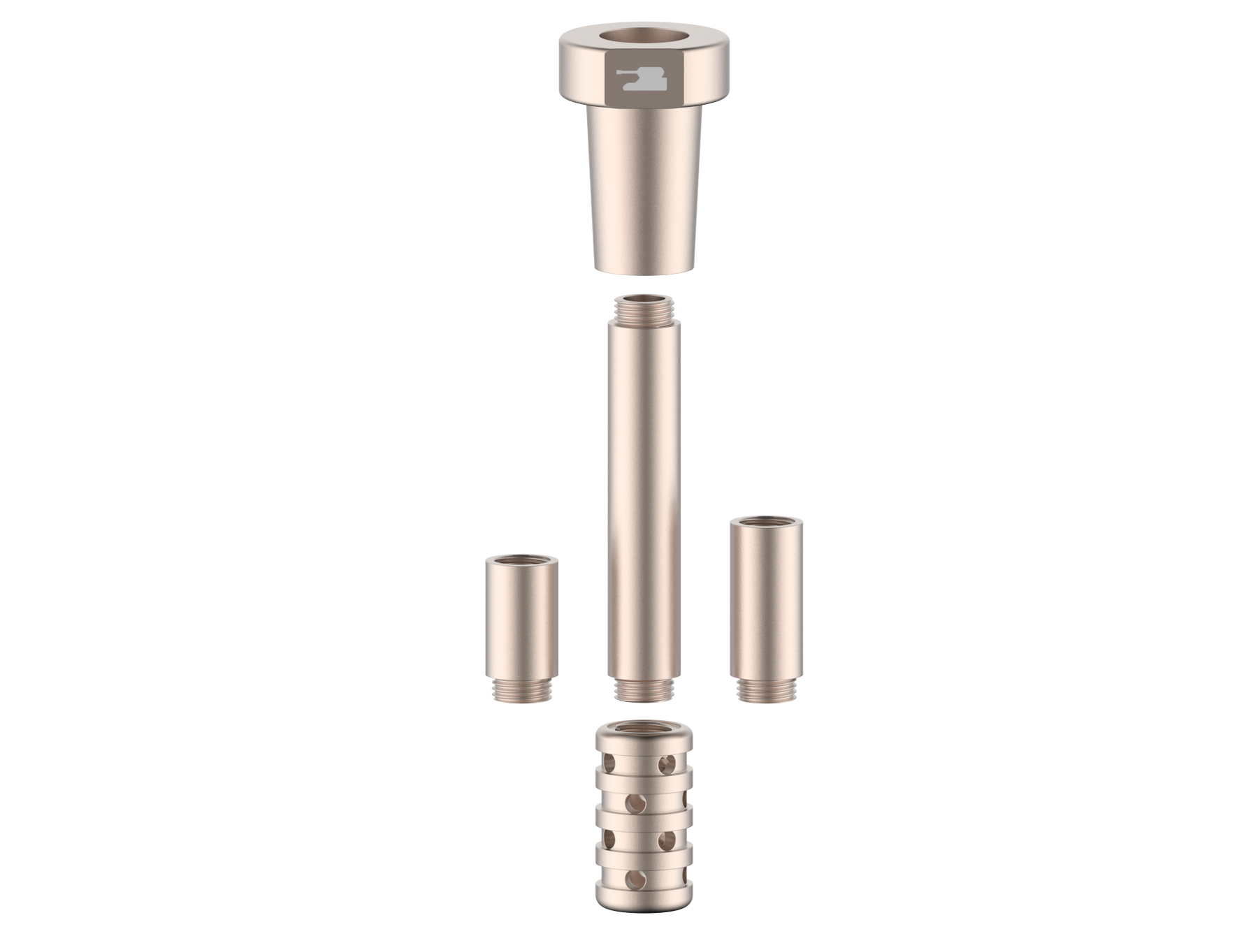 TANK Universal Metal Downstem - Gold