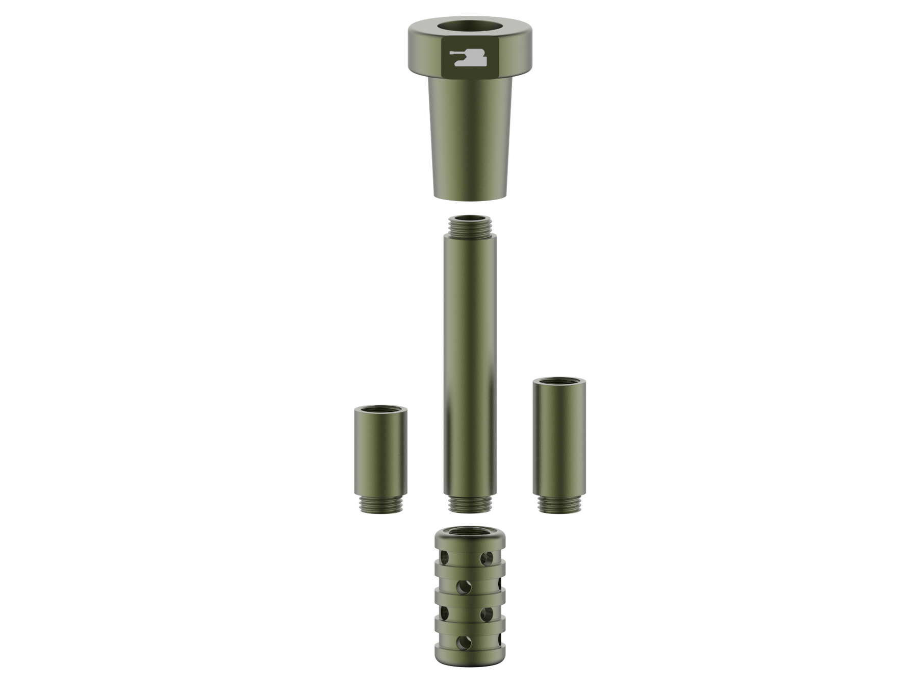 TANK Universal Metal Downstem - Army Green